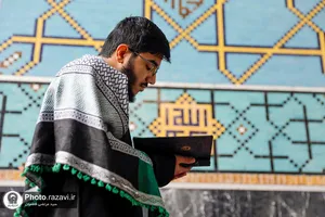 قرائت دعای ام داوود در حرم مطهر رضوی -1