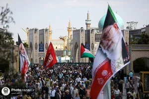 راهپیمایی ضدصهیونیستی &laquo;جمعه خشم&raquo; در مشهد