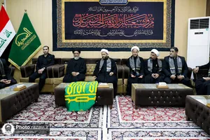 تشرف کاروان سفیران امام رئوف به حرم امامین عسکریین (علیهم&zwnj;السلام)