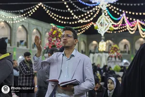 حال و هوای حرم مطهر رضوی در شب میلاد امام رضا علیه&zwnj;السلام -2