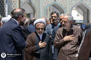 مراسم تشییع پیکر محمد حسین حشمت&zwnj;پور