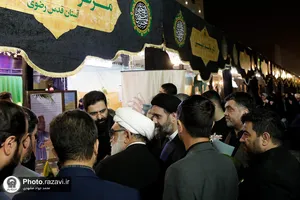 بازدید تولیت آستان قدس رضوی از مواکب خدمت&zwnj;رسان در دهه پایانی ماه صفر