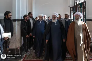دیدار تولیت آستان قدس رضوی با طلاب مدرسه علمیه گوهرشاد
