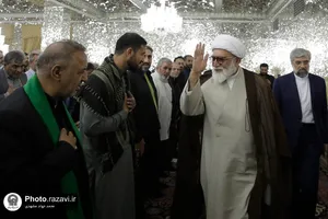 دیدار ستایشگران، شاعران آیینی و مسئولان هیئات مذهبی مشهد با تولیت آستان قدس رضوی