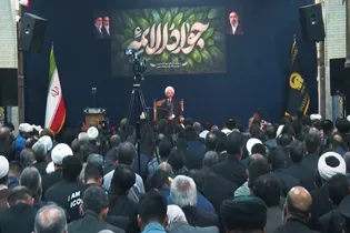 مراسم سالروز شهادت امام جواد (ع) در مدرسه میرزاجعفر حرم مطهر رضوی