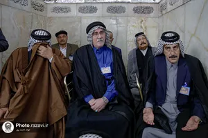 تشرف شیوخ عشایر عراق به حرم مطهر رضوی
