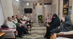 دیدار و تکریم از خانواده‌های شهدا و ایثارگران با حضور خادمیاران رضوی استان سمنان