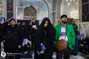 مراسم احیا شب بیست و یکم ماه مبارک رمضان در حرم مطهر رضوی - 3