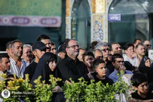 آیین اذن عزای ماه محرم در حرم مطهر رضوی-2