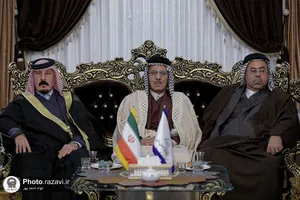 استقبال از شیوخ عشایر عراق در فرودگاه شهید هاشمی&zwnj;نژاد مشهد-۲
