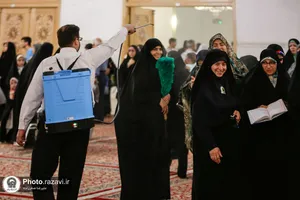 خدمت&zwnj;رسانی خادمان رضوی در انتخابات ریاست جمهوری