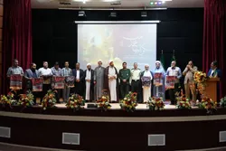 آیین شکرانه خدمت و تجلیل از خدمتگزاران مواکب خدمت‌رسان طبس در میقات الرضا (ع) 