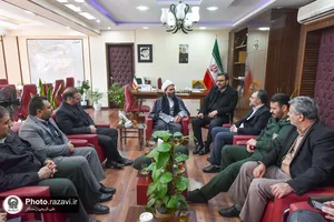 سفر معاون املاک و اراضی آستان قدس رضوی به شهرستان سرخس