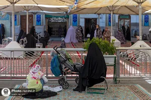 سایه بر سر زائران امام مهربانی