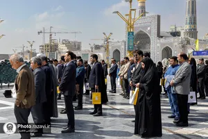 عرض ارادت مدیران و کارشناسان روابط&zwnj;عمومی&zwnj;ها به محضر حضرت امام رضا(ع)