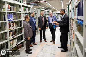 بازدید رئیس کتابخانه غازی خسروبیک از موسسات فرهنگی آستان قدس رضوی