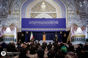 عزاداری شام اربعین حسینی در حرم مطهر رضوی
