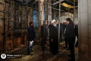 بازدید تولیت آستان قدس رضوی از پروژه&zwnj;های عمرانی حرم مطهر