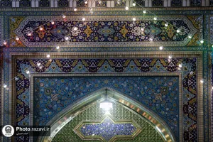 حال و هوای حرم مطهر رضوی در شام میلاد حضرت معصومه سلام الله علیها