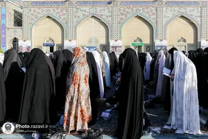 اقامه نماز عید سعید فطر در حرم مطهر رضوی - 2