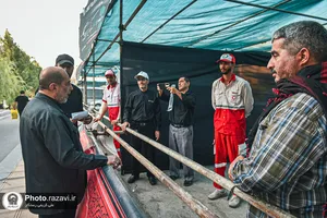 بازدید مدیرعامل بنیاد کرامت رضوی از مواکب اطراف حرم امام رضا علیه&zwnj;السلام 
