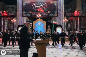 عزاداری سنتی شب دهم محرم در &laquo;حسینیه حرم&raquo;