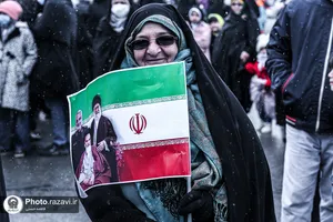 راهپیمایی پرشکوه 22 بهمن در مشهد-٢