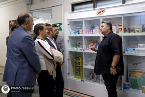 بازدید کارکنان آستان قدس رضوی از کارخانه لبنی رضوی