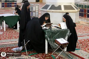 خوشنویسی آیات قران کریم در حمایت از مردم غزه