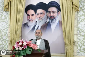 مراسم جشن عید ولادت پیامبر اکرم صلی&zwnj;الله&zwnj;و&zwnj;علیه&zwnj;وآله در تالار ولایت حرم مطهر رضوی 