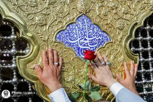 آئین اذن اعزام کاروان های زیر سایه خورشید در حرم مطهر رضوی