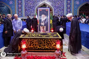 تشرف شیوخ عشایر عراق به حرم مطهر-۳