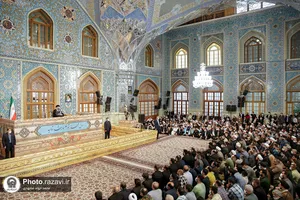 سخنرانی نوروزی رهبر معظم انقلاب در حرم مطهر رضوی