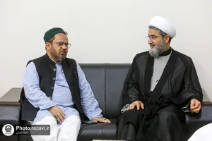 دیدار علمای اهل سنت هندوستان با معاون امور بین&zwnj;الملل آستان قدس رضوی