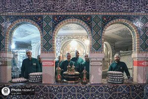 پشت&zwnj;صحنه برگزاری مراسم عزاداری سنتی &laquo;حسینیه حرم&raquo;