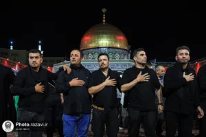عزاداری سنتی شب سوم محرم در &laquo;حسینیه حرم&raquo;