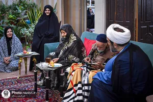 دیدار خادمان بسیجی آستان قدس رضوی با خانواده شهیدان رمارم