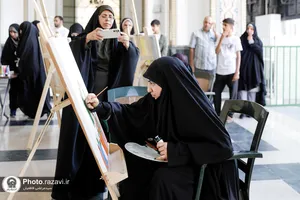 نمایشگاه خطاطی و نقاشی نوجوانان غیرایرانی