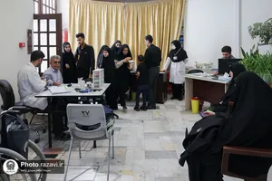 خدمت&zwnj;رسانی موسسه درمانی آستان قدس رضوی در اربعین حسینی