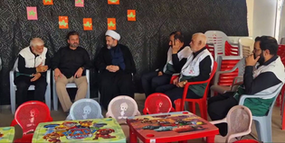 بازدید مدیر مرکز خادم‌یاری بنیاد کرامت از موکب امام رضا (ع) در مرز شلمچه/ گزارش ویدئویی