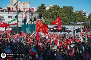 تشییع پیکر رهبر شهید انقلاب در مشهد مقدس-4