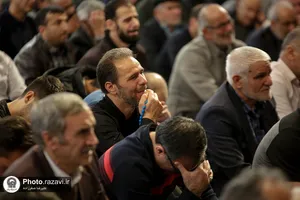 عزاداری شام شهادت موسی بن جعفر(علیه السلام) در حرم مطهر رضوی