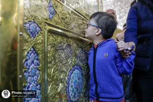 گرامیداشت روز عصای سفید در حرم مطهر رضوی