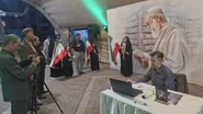 برپایی غرفه عکاسی توسط کتابخانه رضوی در نمایشگاه روایت یک نگاه، ایران پیشرو