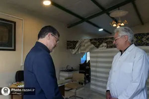 بازدید قائم مقام تولیت آستان قدس رضوی از مواکب خدمت رسان به زائرین پیاده