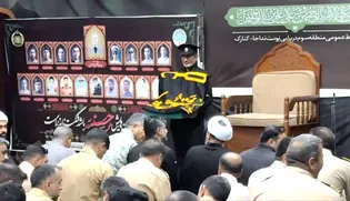 خادمان امام رضا (ع) با پرچم متبرک رضوی میهمان مدافعان امنیت در چابهار