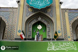 مراسم اذن خدمت و تشرف نیروهای خدمات شهری به حرم مطهر رضوی