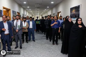 حضور خدام حرم رضوی در شورای شهر مشهد