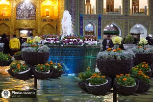 حال و هوای حرم مطهر رضوی در شب میلاد امام جواد علیه السلام
