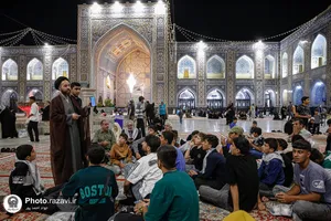 تشرف دانش&zwnj;آموزان زیارت اولی استان خوزستان به حرم مطهر رضوی
